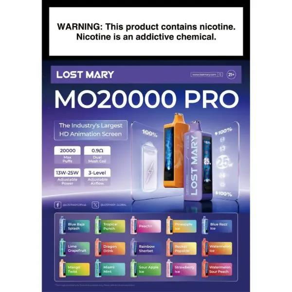 Best Deal Lost Mary MO20000 PRO Rechargeable Vape