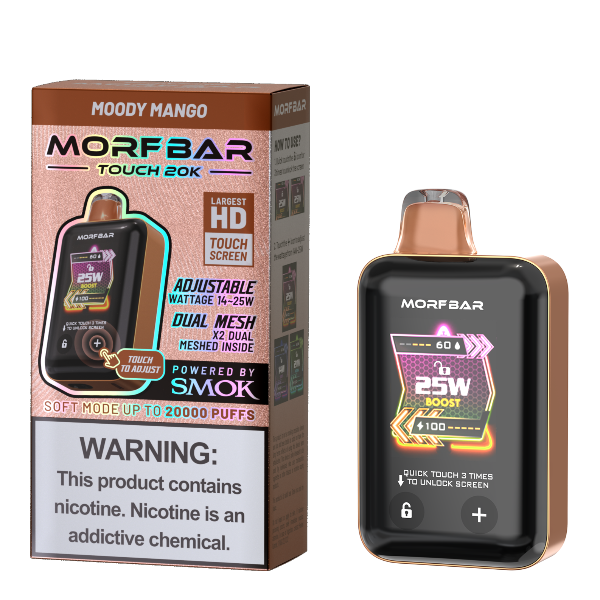   Best Deal Morfbar Touch 20000 Puffs Disposable Vape 18mL Moody Mango