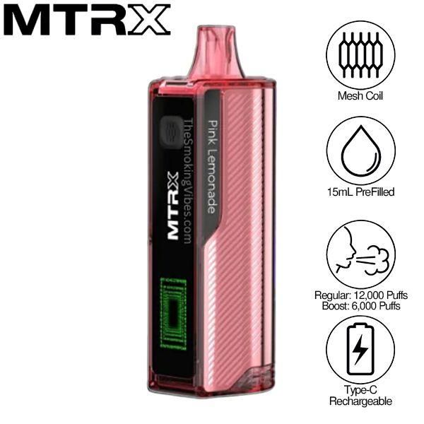 MTRX 12000 Puffs Vape Pink Lemonade