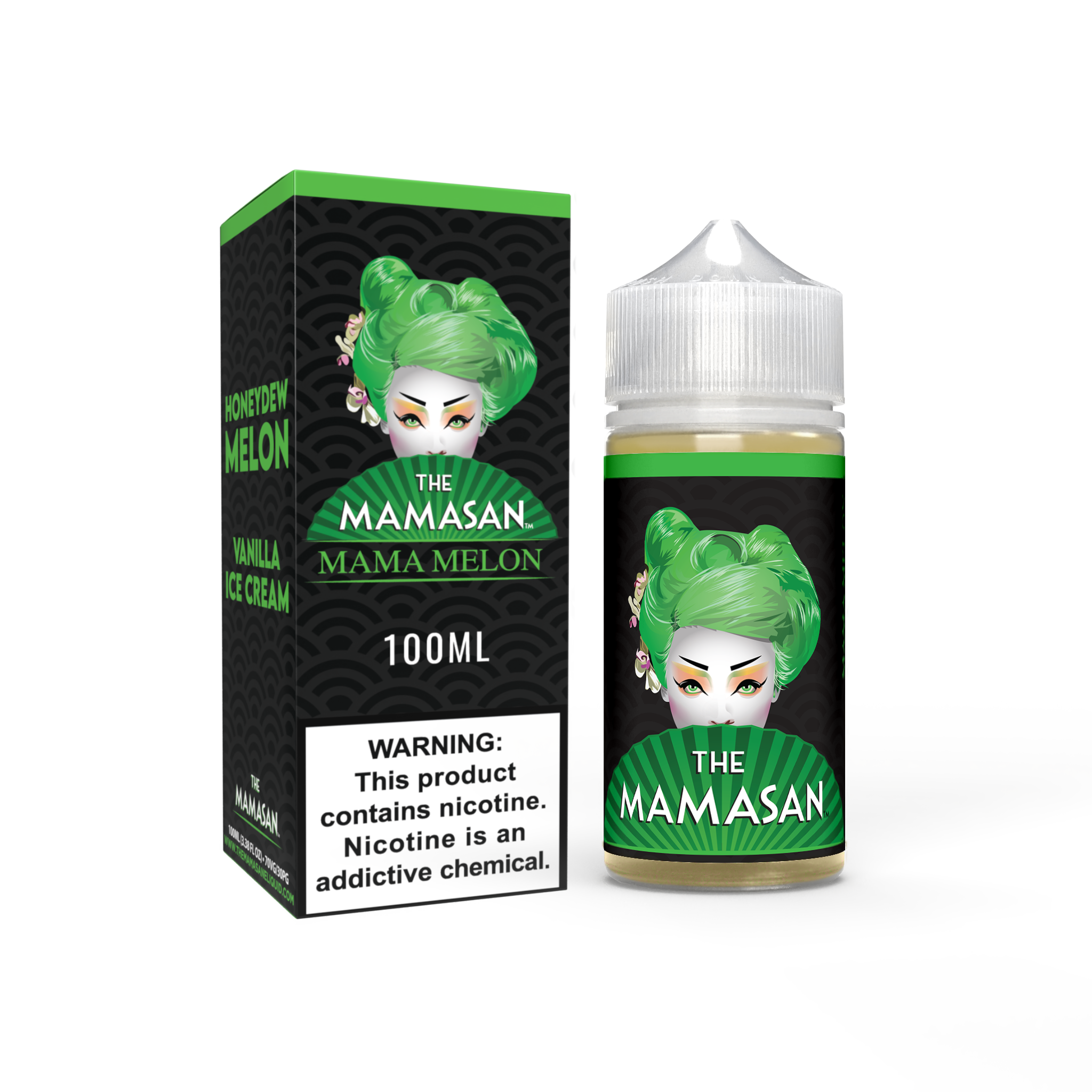 The Mamasan 100mL Vape Juice Best Flavor Mama Melon