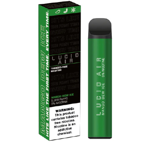 Best Deal Lucid Air Single Disposable Vape - Mango Dew Ice