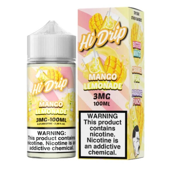  Best Deal Hi-Drip E-Liquid Vape Juice 100mL Mango Lemonade