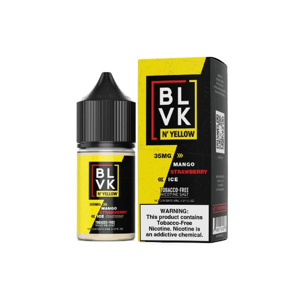 BLVK N’ Yellow Salt Vape Mango Strawberry ice