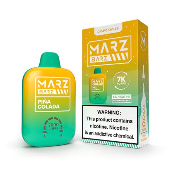 Marz Barz Disposable 7000 Puffs 12mL Best Flavor Pina Colada