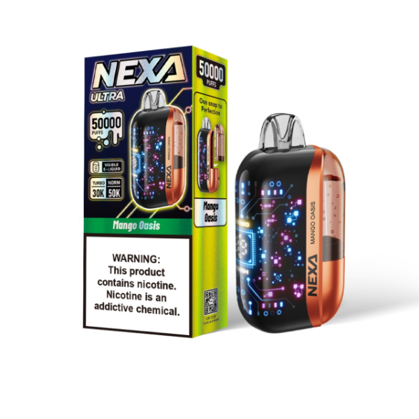 Best Deal Nexa Ultra 50,000 Puffs Disposable Vape 20mL - Mango Oasis