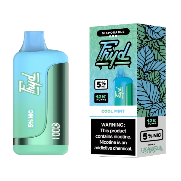 Best Deal FRYD 12000 Puffs Rechargeable Disposable Vape 17mL Cool Mint