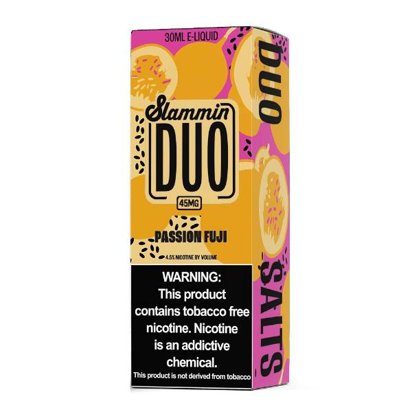 Best Deal Slammin Duo Vape Juice 30mL (Salt Nic) - Passion Fuji