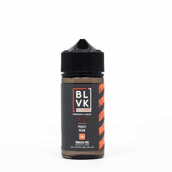 Best Deal BLVK Hundred Synthetic Vape Juice 100mL Peach Pear