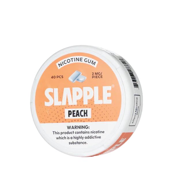 Slapple Nicotine Gum Peach