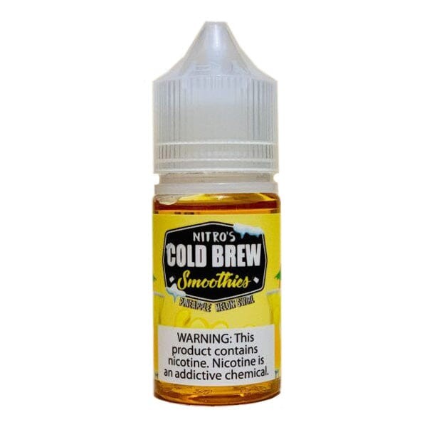 Nitros Cold Brew Salt 30mL Vape Juice Best Flavors Pineapple melon swirl