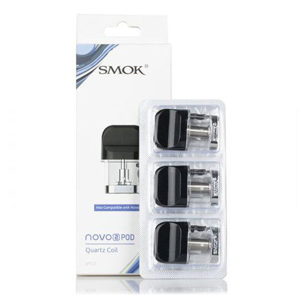 Best Deal SMOK Novo 2 Pods 3 Pack - Quartz_1.4ohm