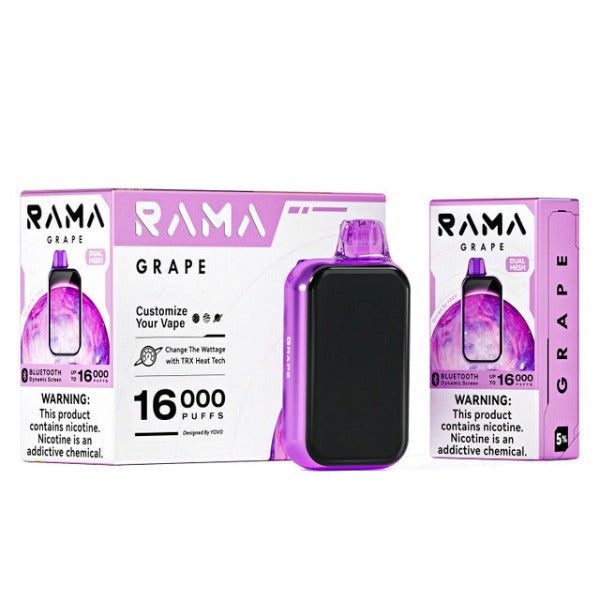 Best Deal Yovo Rama 16000 Puffs Disposable 50mg - Grape