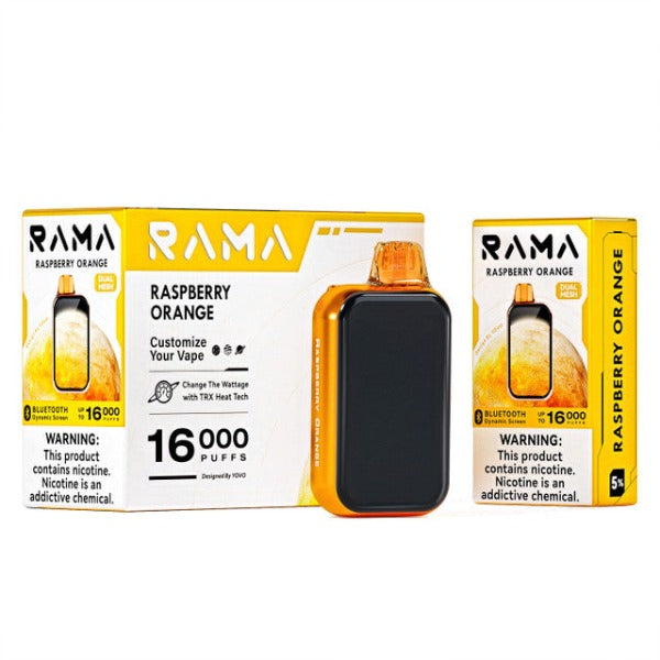 Best Deal Yovo Rama 16000 Puffs Disposable 50mg - Raspberry Orange