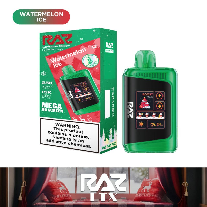 RAZ DC25K 25,000 Puffs Rechargeable Vape 16mL