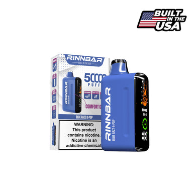 RINNBAR 50K 50000 Puffs Disposable Blue Razz B-Pop
