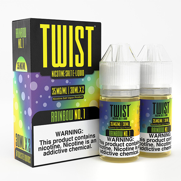 Best Deal Lemon Twist Salt Vape Juice 60ML - Rainbow No.1