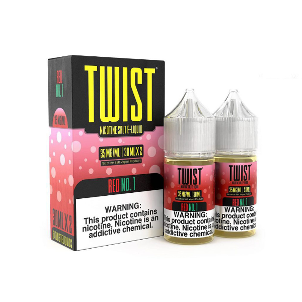 Best Deal Lemon Twist Salt Vape Juice 60ML - Red No.1