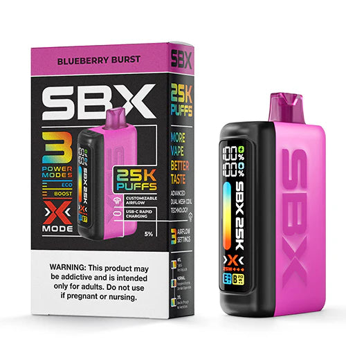 SBX Puffs 25K Disposable Vape Device