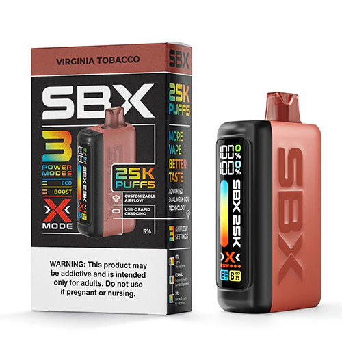 SBX Puffs 25K Disposable Vape Device