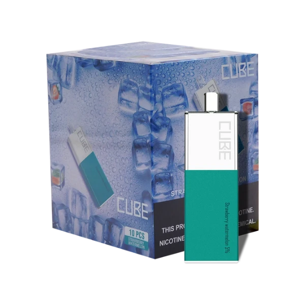 Best Deal Suorin Cube Disposable Vape 1500 Puffs 5.5mL 10-Pack Strawberry Watermelon