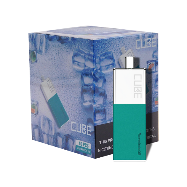 Best Deal Suorin Cube Disposable Vape 1500 Puffs 5.5mL 10-Pack Watermelon Ice