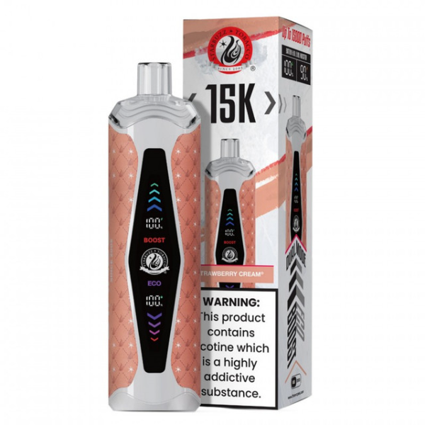 Best Deal Starbuzz Super Max 15,000 Puffs Disposable Vape 20mL 5 Pack - Strawberry Cream