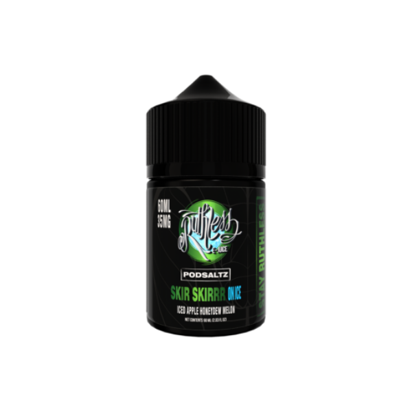 Best Deal Ruthless Salt Nic E-Liquid Vape Juice 60mL - Skir Skirr On Ice