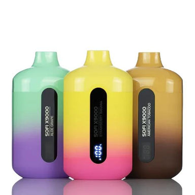 SOFI X9000 9000 Puffs Dual Mesh No Nicotine Disposable Vape