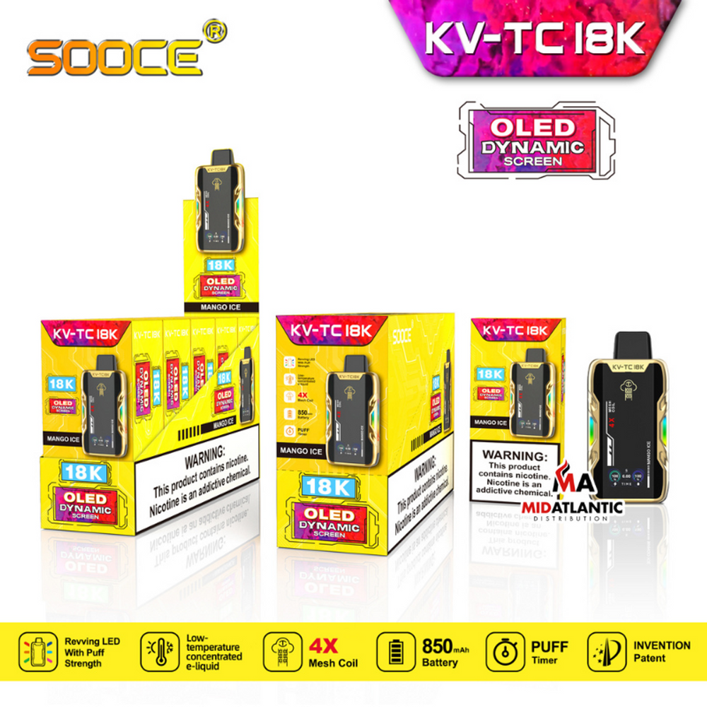 SOOCE KV-TC18K Disposable Best Mango Ice