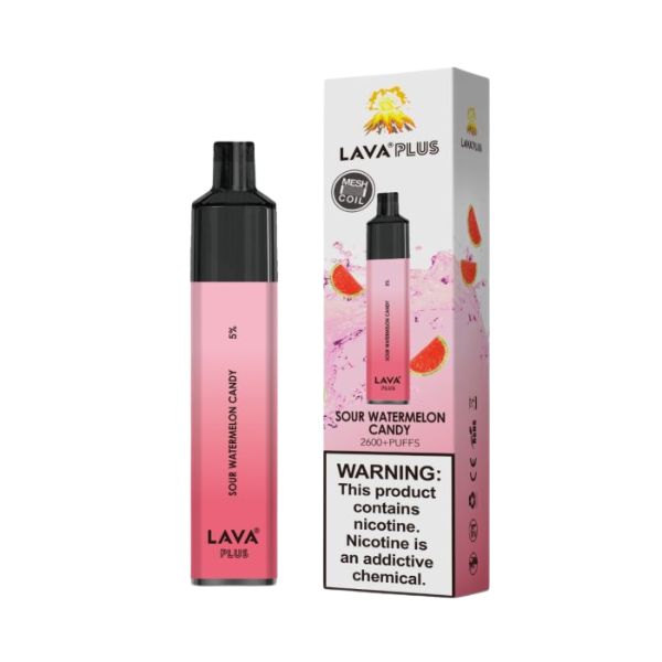 Sour Watermelon Candy-Lava Plus 2600 Disposable Vape