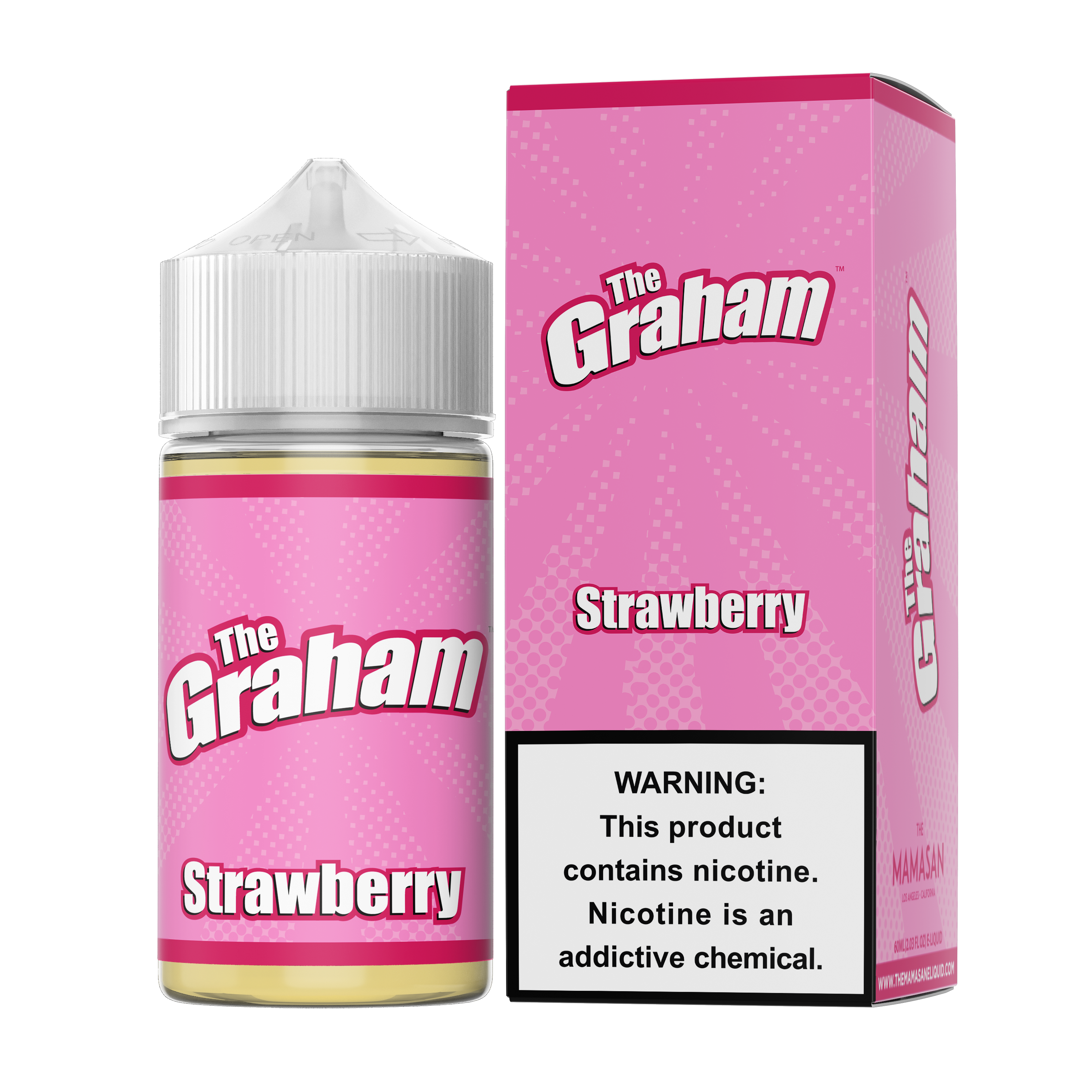 The Graham Vape Juice 60mL Best Flavor Strawberry