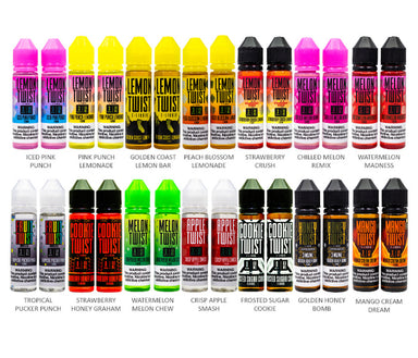 Twist E-Liquids Series 120ML Best of All Flavors