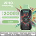 VIHO Supercharge PRO 20K Disposable Vape Clear