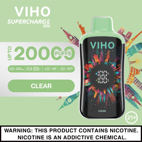 VIHO Supercharge PRO 20K Disposable Vape