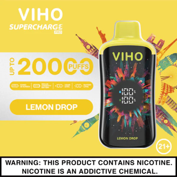 VIHO Supercharge PRO 20K Disposable Vape