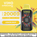 VIHO Supercharge PRO 20K Disposable Vape Lemon Drop