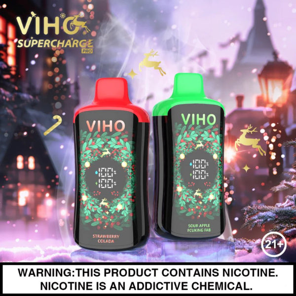 VIHO Supercharge PRO 20K Disposable Vape Strawberry Colada
