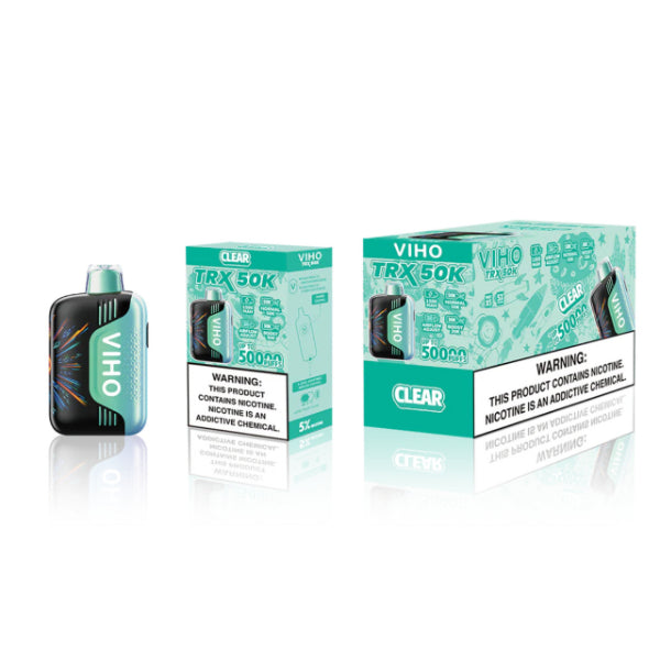 VIHO TRX 50,000 Puffs Disposable Clear