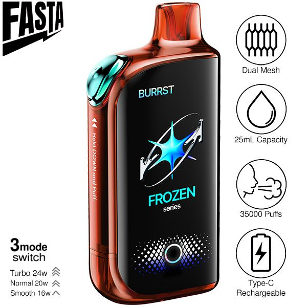 Fasta Burrst 35,000 Puffs Disposable Vape | Holy Smokes Shop Fasta Burrst 35,000 Puffs Disposable Vape | Holy Smokes Shop