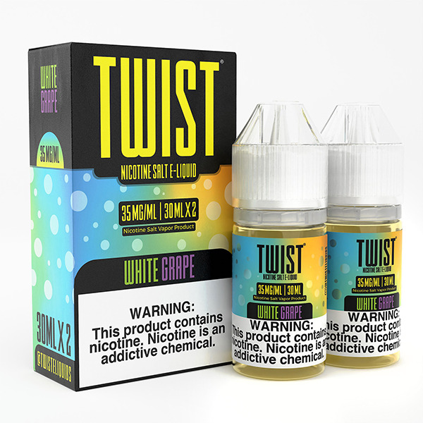 Best Deal Lemon Twist Salt Vape Juice 60ML - White Grape