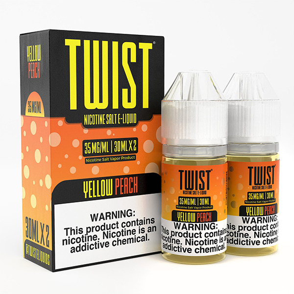 Best Deal Lemon Twist Salt Vape Juice 60ML - Yellow Peach