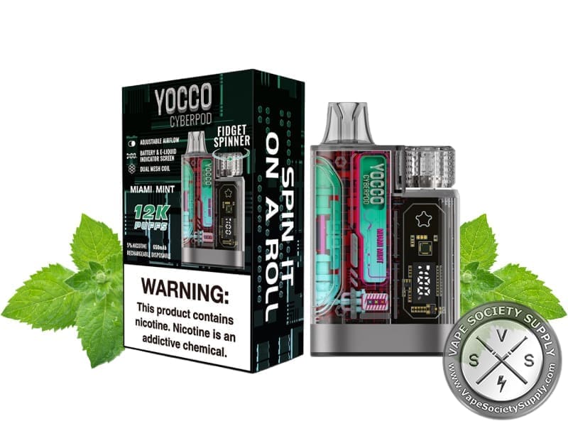 Best Deal Yocco CyberPod 12K Disposable 20mL - Miami Mint