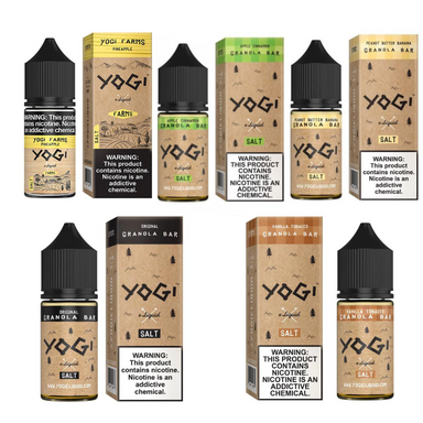 Yogi Salt Original/Farms 30mL Vape Juice Best Flavors