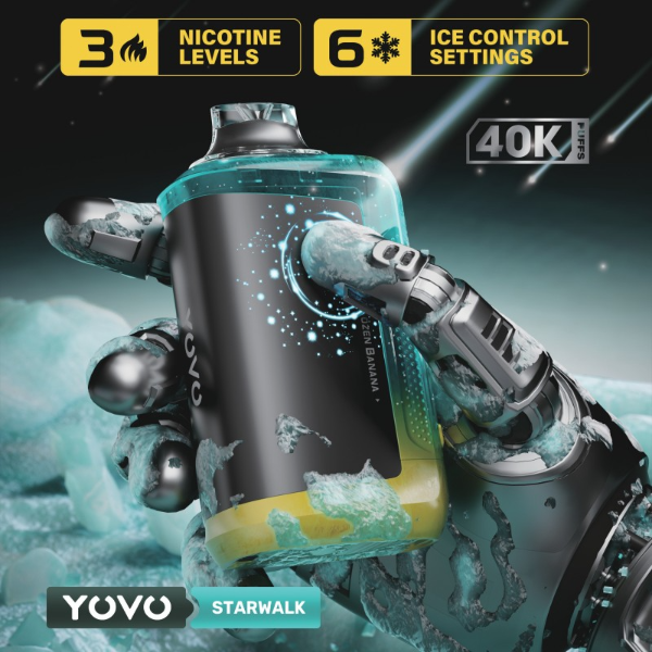 Best Deal Yovo Starwalk 40,000 Puffs Disposable Vape 20mL 5 Pack