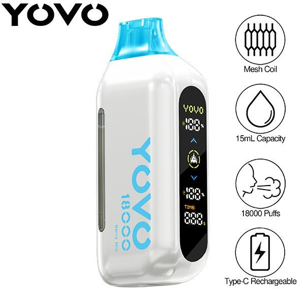 Yovo Ultra 18000 Puffs Disposable Berry Mix