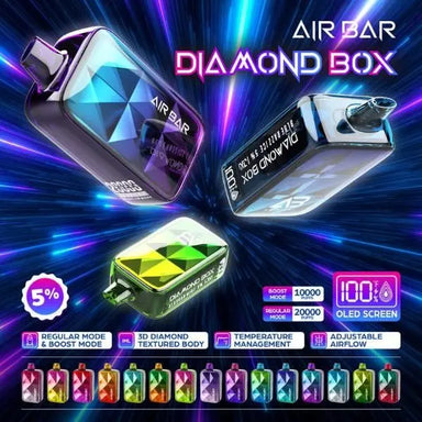 Best Deal Air Bar Diamond Box 20000 Puffs Rechargeable Vape 25mL