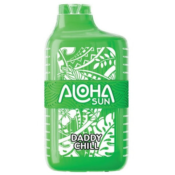 Best Deal Aloha Sun 7000 Puffs Disposable Vape 10 Pack 15mL Daddy Chill