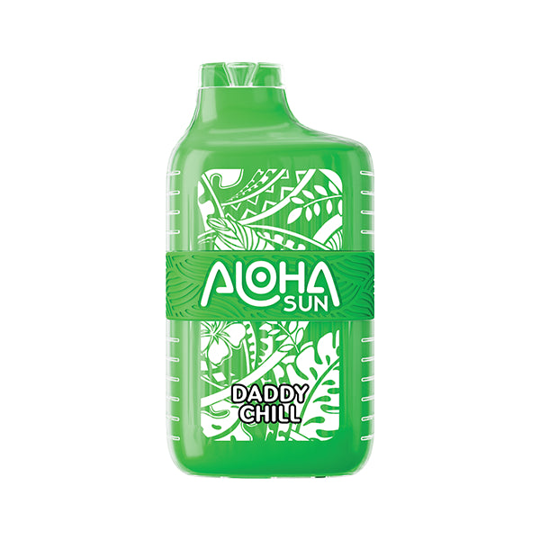 Aloha Sun 7000 Puffs Vape Disposable 15mL Best Flavor Daddy Chill