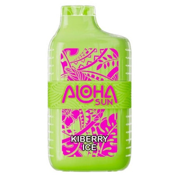 Best Deal Aloha Sun 7000 Puffs Disposable Vape 10 Pack 15mL Kiberry Ice