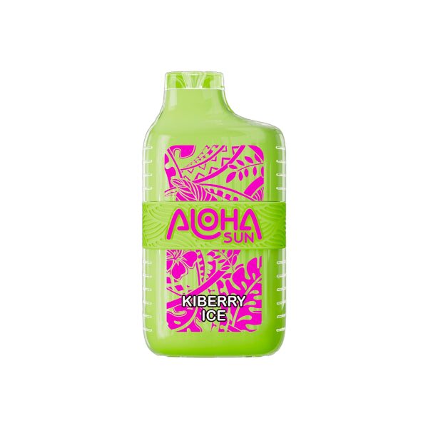 Aloha Sun 7000 Puffs Vape Disposable 15mL Best Flavor Kiberry Ice